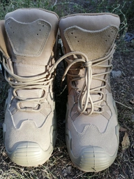 Водонепроницаемые ботинки (берцы) 41 размер (26,9 см) тактические (военные) треккинговые демисезонные Alligator Coyote (Коричневые, Песочный) M-tac фото от покупателей 3