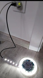 Светодиодная LED лента SMD 2835 5 вольт гибкая самоклеющаяся от USB повербанка | ЮСБ лампа светильник нейтральный белый свет от Power Bank 5 метров фото от покупателей 19
