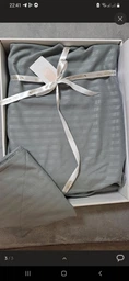 Комплект постельного белья MirSon Полуторный 143x210 см №14-4102 Glacier Gray Однотонный Mikrosatin (2200007230259) фото от покупателей 10