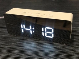 Настольные часы с будильником Beluck Mirror Clock 1 фото от покупателей 12