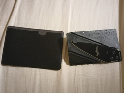 Складаний ніж карта в гаманець - CardSharp Картка виживання (582899067) Чорний