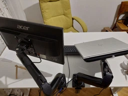Настольное крепление для монитора RZTK NB-F80 17-30'' до 9кг VESA 75x75/100x100мм Black + кабель USB3.0 1.5 м фото от покупателей 1