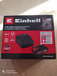 Аккумулятор для инструмента + Зарядное устройство для инструмента Einhell X-Change 18 В Li-Ion 2.0 Ач (4512040)