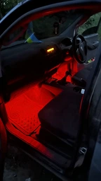 Автомобільна RGB підсвітка Bluetooth в салон автомобіля з мікрофоном для килимків + світломузика управління з телефону фото від покупців 8