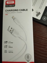 Інтерфейсний кабель XO NB212 USB- Lightning 1m Blue (38358)