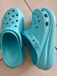 Женские кроксы Crocs Classic Crush Clog Dark Cherry M7W9-40-25.5 см 207521 фото от покупателей 9