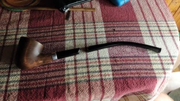 Люлька для куріння CHURCHWARDEN KAF218 з довгим акриловим мундштуком з дерева груші