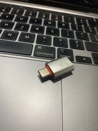 Адаптер OTG, 6 А, Type C на USB, 120 Вт (помаранчевий) фото від покупців 4