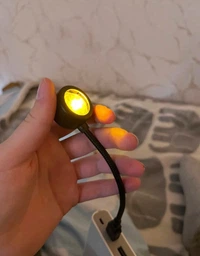 Світлодіодна атмосферна лампа захід сонця РГБ LED Sunset Lamp RGB проекційний світильник торшер на гнучкій ніжці 7 кольорів від USB фото від покупців 2