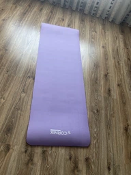 Коврик спортивный Cornix NBR 183 x 61 x 1 см для йоги и фитнеса XR-0012 Grey фото от покупателей 1