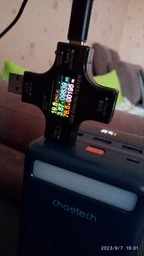 Повербанк 50000mAh Choetech B664 Deep Blue 65W PPS QC3.0 PD3.0 LED-ліхтар (43-00119)
