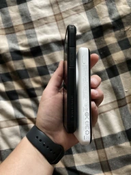 Повербанк беспроводной Baseus Magnetic Bracket Wireless 10000mAh 20W MagSafe с подставкой синий (PPCX000203) фото от покупателей 3