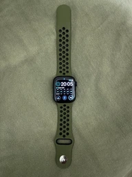 Силіконовий ремінець Fruct Nike Sport Band for Apple Watch 38/40/41/42 mm Olive Black фото від покупців 6