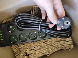 Мережевий фільтр-подовжувач Meilepai F35U на 10 розеток + 4USB + 2Type-C Port 6m Black фото від покупців 1