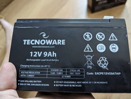 Акумуляторна батарея TECNOWARE Power Battery 12V 9Ah Faston 6.3 мм (EACPE12V09ATWP) фото от покупателей 4