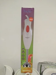 Блендер ручний занурювальний Hand Blender Domotec MS-5101 350Вт чорний фото від покупців 7