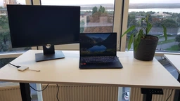 Комп'ютерний стіл з регулюванням висоти Hi-tech 120x60 | Brown фото від покупців 17