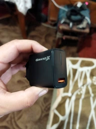 Зарядное устройство Grand-X CH-550B 22.5W Fast Charge (QC 3.0 / SCP / AFC) USB-A Black фото от покупателей 16