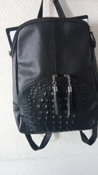 Рюкзак женский из натуральной кожи 8 л Laras K10152 Черный (ROZ6206113715)