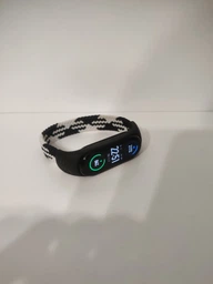 Ремінець BeCover Elastic Nylon Style для Xiaomi Mi Smart Band 5/Mi Smart Band 6 (Size M) Blue-White (706151) фото від покупців 1