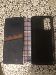 Кожаный чехол-книжка GETMAN Cubic (PU) для Xiaomi Redmi Note 11 (Global) / Note 11S Синий фото от покупателей 2