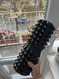 Массажный ролик YogaLife Trigger Point 33 см фиолетовый (роллер, валик, цилиндр для МФР и йоги, массажер для спины, ног, рук, шеи)