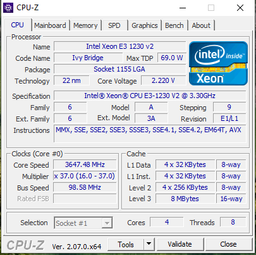 Процессор Intel Xeon E3-1230 v2 LGA1155 up to 3.70GHz 8 потоків Б/В фото от покупателей 1