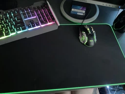 Игровая поверхность с подсветкой INTEKO 300х800х4мм RGB черный фото от покупателей 10