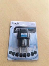 Перехідник мережевий Dynamode US/UK/AU на EU вилку Чорний (EU Adapter black)