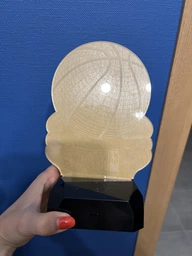 Сменная пластина для 3D светильников "Баскетбольный мяч" 3DTOYSLAMP (НЕ НОЧНИК)