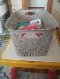 Кошик для зберігання Asude Plastik 20 л Коричневий (asd161-кор) фото від покупців 1