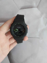 Мужские часы Casio GA-2100-1AER Черный\Белый фото от покупателей 1