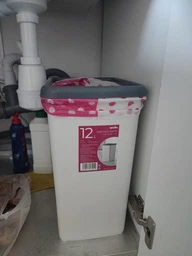 Відро для сміття MBM HOME BIN-02 12L BEIGE пластикове бежеве фото від покупців 9