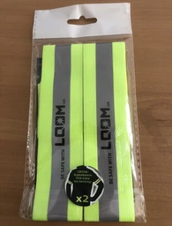 Светоотражающая повязка на руку LOOM толщина 0,9мм 4x35cm светоотражаючая лента флуорисцентно - оранжевая (2шт.) фото от покупателей 10