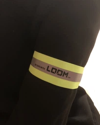 Светоотражающая повязка на руку LOOM толщина 0,9мм 4x35cm светоотражаючая лента флуорисцентно - оранжевая (2шт.) фото от покупателей 5