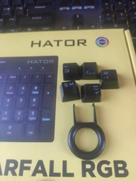 Клавиатура проводная Hator Starfall RGB Hotswap Gateron Red Switch USB Black (HTK-597) фото от покупателей 1