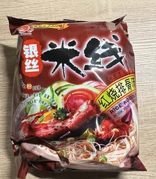 Рисовая вермишель быстрого приготовления со вкусом жареных ребрышек Hezhong 105г фото от покупателей 1