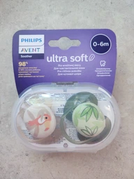 Пустушка Philips AVENT Ultra Soft ультрам'яка 0-6 міс. 2 шт (SCF091/07) фото від покупців 2
