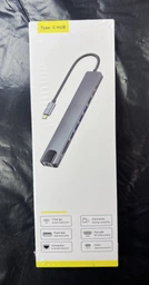 USB хаб переходник для ноутбука USB C to HDMI 4xUSB 3.0 PD type cx2 SD TF card reader Ethernet RJ45 10в1 Pavlysh UH101 фото от покупателей 1
