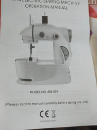 Швейная Машинка портативная 4в1 Mini Sewing Machine SM-202A (WJ-08) фото от покупателей 1