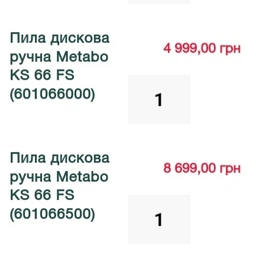 Мощная ручная дисковая пила по дереву Metabo KS 66 FS : 1500 Вт, круг 190мм циркулярная пила 601066000 фото от покупателей 15