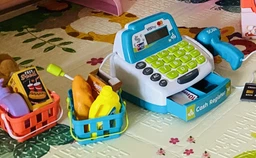 Касовий апарат Limo Toy ігровий набір 17 предметів укр озвучка Бірюзовий (M 4391 I UA)
