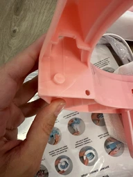 Дитячий дорожній складаний горщик і накладка на унітаз 3 в 1 Just Baby Trino Pink (JB-002) фото от покупателей 10