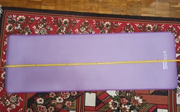 Килимок спортивний Cornix NBR 183 x 61 x 1 cм для йоги та фітнесу XR-0093 Purple/Purple фото від покупців 14