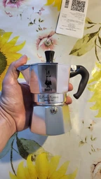 Кавоварка гейзерна Bialetti Moka Express Silver 0.23L (0001164) фото від покупців 2