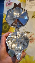 Кавоварка гейзерна Bialetti Moka Express Silver 0.23L (0001164) фото від покупців 3