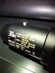 Автомобільний зарядний пристрій ESSAGER Gyroscope Mini Dual USB QC3.0 30W Black (ECC2A-TL01) фото від покупців 2