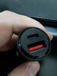 Автомобільний зарядний пристрій ESSAGER Gyroscope Mini Dual USB QC3.0 30W Black (ECC2A-TL01) фото від покупців 1