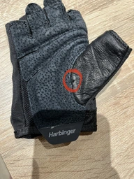 Рукавички для фітнесу Harbinger Power Non-Wristwrap Weightlifting Gloves Black XXL фото від покупців 2
