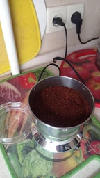 Кофемолка электрическая кухонная роторная с ножами из нержавеющей стали 150 Вт Серебристый Nima (NM-8300) фото от покупателей 11